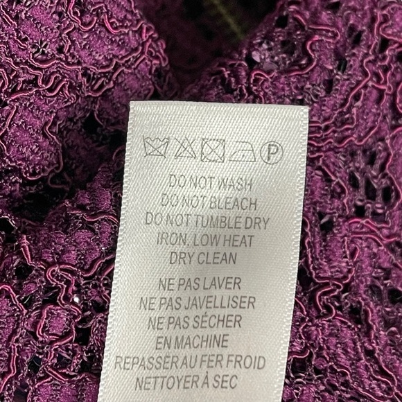 ADRIANNA PAPELL CHWREY RED  EYELASH LACE SEQUIN LINED HOLIDAY SHEATH DRESS - Picture 14 of 14